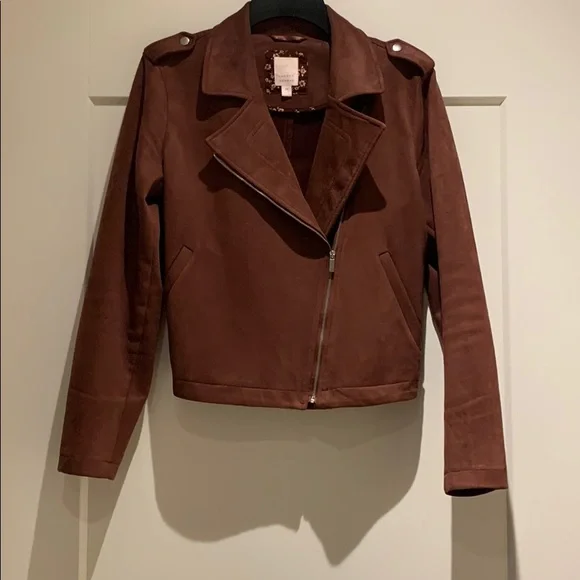 LC Lauren Conrad Jackets Coats Lauren Conrad Suede Mauve